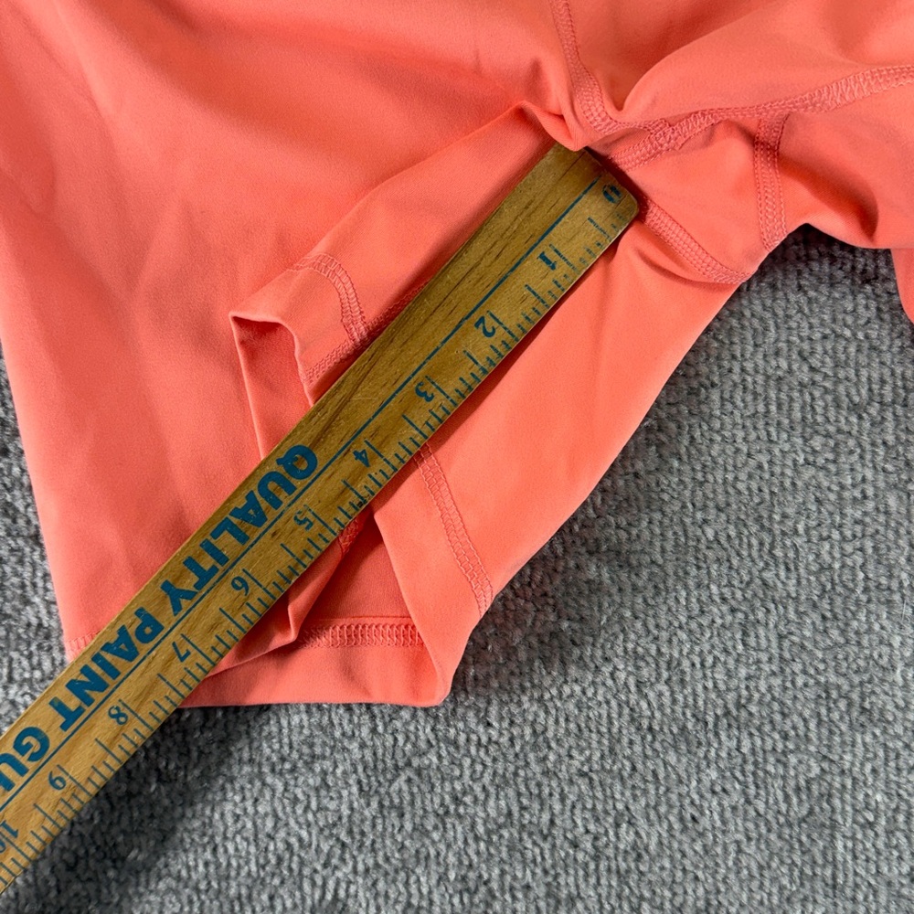 NWT Yogalicious Lux Everyday 5” Shorts Athletic Active Yoga Work Orange Womens M - Picture 4 of 9